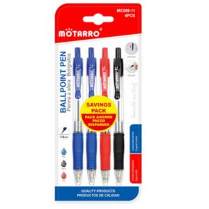 MOTARRO Ballpoint Pen MC008-11, Smooth Writing Ball Pen with Comfortable Grip, Long-Lasting Ink for School, Office & Everyday Use