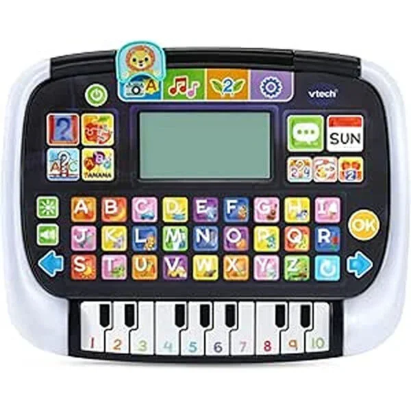 Vtech Little Apps Light Up Tablet for Kids 2-5 Years, Colorful LED Screen, 8 Activities, Piano Keys, Multicolor