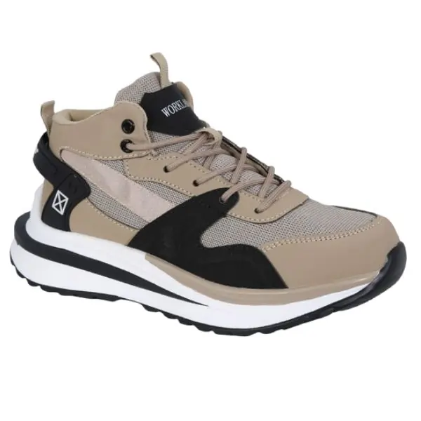 Workland Mid-Ankle Protective Shoes for Men | Steel Toe, Slip & Oil Resistant Work Shoes | Industrial, Construction & Warehouse Footwear