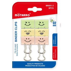MOTARRO Binder Clips MN001-3, Heavy-Duty Metal Paper Clips for Office, School & Home – Multi-Purpose Document Organizer, Durable & Reusable