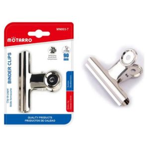 MOTARRO Binder Clips MN003-7, Heavy-Duty Metal Paper Clips for Office, School & Home – Multi-Purpose Document Organizer, Durable & Reusable