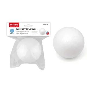 MOTARRO 100mm White Polystyrene Foam Balls (ME001-100) – Craft, DIY, Modeling & Christmas Ornament Supplies