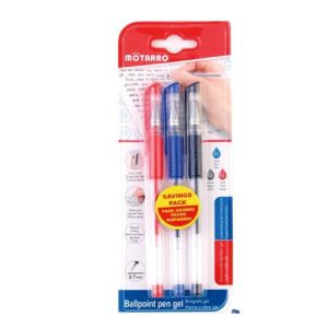 MOTARRO Gel Ink Ballpoint Pens MC015-2 – Smooth Writing, Quick-Dry Black Ink, 0.7mm Fine Tip, Comfortable Grip – Perfect for Office, School, Journaling & Note-Taking