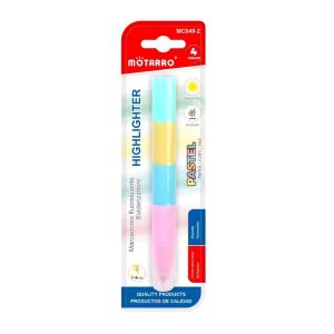 MOTARRO Highlighter Pens MC049-2 –Pastel & Neon Colors, Chisel Tip, Quick-Dry, No-Bleed Highlighters for Note-Taking, Journaling, School & Office Supplies