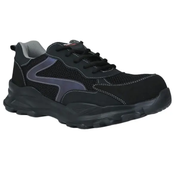 Workland Low Ankle Safety Shoes for Men, Steel Toe Protective Work Footwear, Slip-Resistant Industrial Shoes