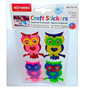 MOTARRO Craft Stickers MU131-6, Colorful DIY Stickers for Scrapbooking, Arts & Crafts, School Projects, Kids & Adult Creative Projects RRO Craft Stickers