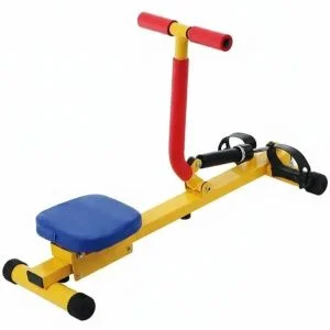 AL ARQAM Gym Rowing Machine for Kids - Essential Fitness Equipment for Children, Indoor & Outdoor Use, 97x32x23cm