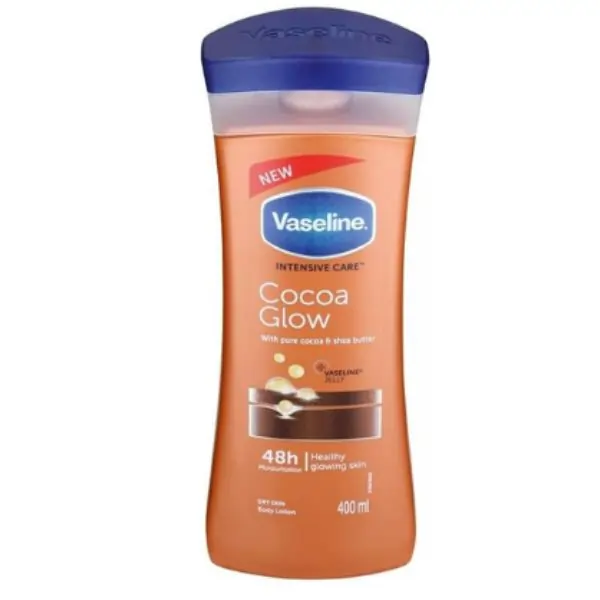 Vaseline body lotion cocoa glow 400ml (48pcs/ctn)