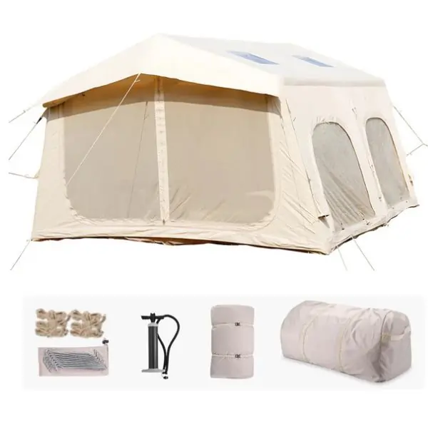 Al Arqam Outdoor Waterproof Camping Tent, Premium Easy Setup Family Tent with Windproof Design for Hiking, Travel & Outdoor Camping