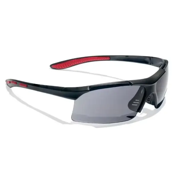 AL ARQAM V109 Safety Spectacles with Anti-Fog Coating, Dark Lens Protective Eyewear for Industrial, Construction & Lab Use