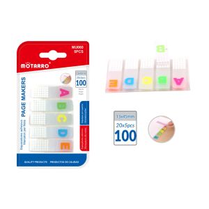MOTARRO Page Markers MU060 – Sticky Index Tabs for Notes, Bookmarks, and File Organization