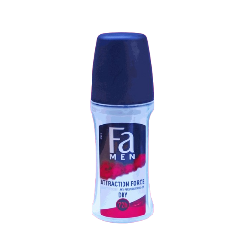 Fa Men Attraction Roll-On Deodorant 50ml – Long-Lasting Freshness & Odor Protection (12 PCS/CTN)