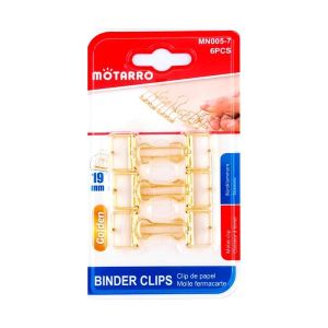 MOTARRO 19mm Binder Clips MN005-7 Heavy Duty Metal Paper Clips for Office School and Home Multipurpose Document Organizer Clips