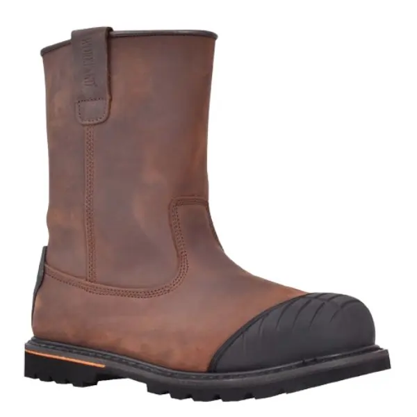 Workland Rigger/Welding Boots for Men | Steel Toe, Slip & Oil Resistant Work Boots | High Ankle Protective Footwear for Industrial, Construction & Welding Work