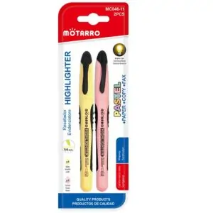 MOTARRO Highlighter Pen MC046-11, Bright Fluorescent Marker Pens for School, Office & Study Use