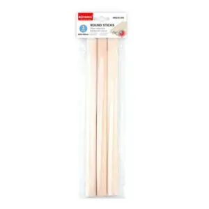 MOTARRO Wooden Sticks ME020-200,  Natural Craft Sticks for DIY Projects, Arts & Crafts, STEM Activities, Classroom Supplies & Kids Crafts