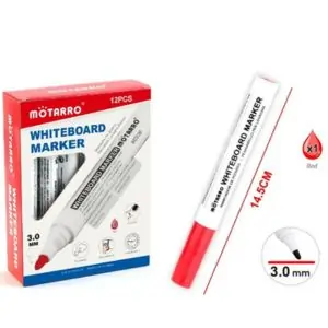 MOTARRO White Board Marker Set (MC036-13) – Smooth Writing, Bold Ink, Low Odor Dry Erase Markers for Office, School & Home Use