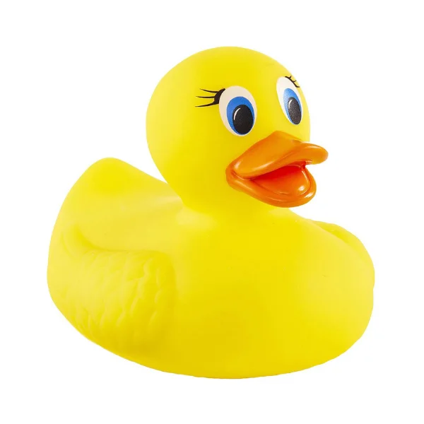 Munchkin White Hot Safety Bath Duck - Non-Sinking & Mildew Resistant Yellow Duck with Temperature Warning for Baby Bath Time, 0M+