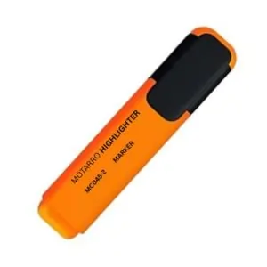 MOTARRO Highlighter MC045-2,  Chisel Tip Marker for Books, Notes, and Documents, Smooth Ink & Long-Lasting