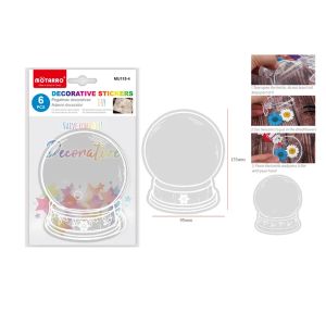 MOTARRO Decorative Stickers MU115-4 – Scrapbooking, Journaling, Crafting & DIY Projects – Waterproof, Removable, and Easy Peel Sticker for Kids, Teens & Adults