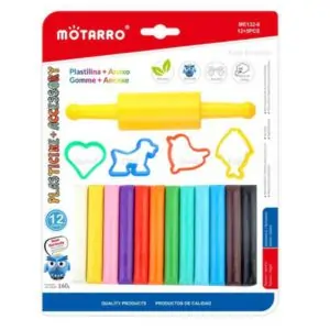 MOTARRO Air Dry Clay Set for Kids ME132-6, Colors Non-Toxic Modeling Clay Kit with Tools – Soft DIY Craft Clay for School Projects & Art Activities