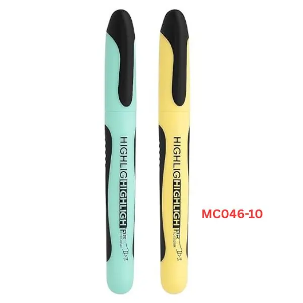 MOTARRO Highlighter Pens Set,  MC046-10 Fluorescent Marker Pens with Chisel Tip for School, Office & Study