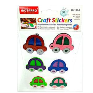 MOTARRO Craft Stickers MU131-8, Colorful DIY Stickers for Scrapbooking, Arts & Crafts, School Projects, Kids & Adult Creative Projects RRO Craft Stickers