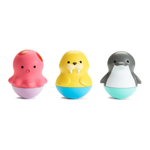 Munchkin Bath Bobbers, Lightweight, Float On Water, BPA Free, 6 Months+ - Pack of 3