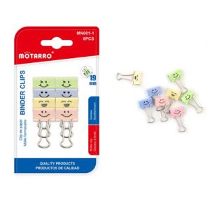 MOTARRO Binder Clip MN001-1,  Small Metal Paper Clip for Office, School & Home – Durable Document & File Organizer