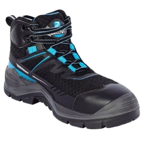 ZECCHIN High Ankle Shoes for Men, Rambler Protective Industrial Work Footwear