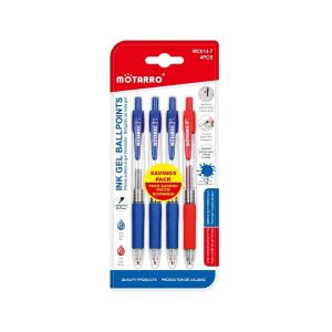 MOTARRO Gel Ink Ballpoint Pens MC014-7 – Smooth Writing, Quick-Dry Ink, 0.7mm Fine Tip, Comfortable Grip – Perfect for Office, School, Journaling & Note-Taking
