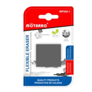 MOTARRO Flexible Eraser MP005-1, Soft Rubber Eraser for Art, Sketching, School & Office Use, Non-Toxic, Smudge-Free, Easy Grip Eraser for Drawing & Pencils
