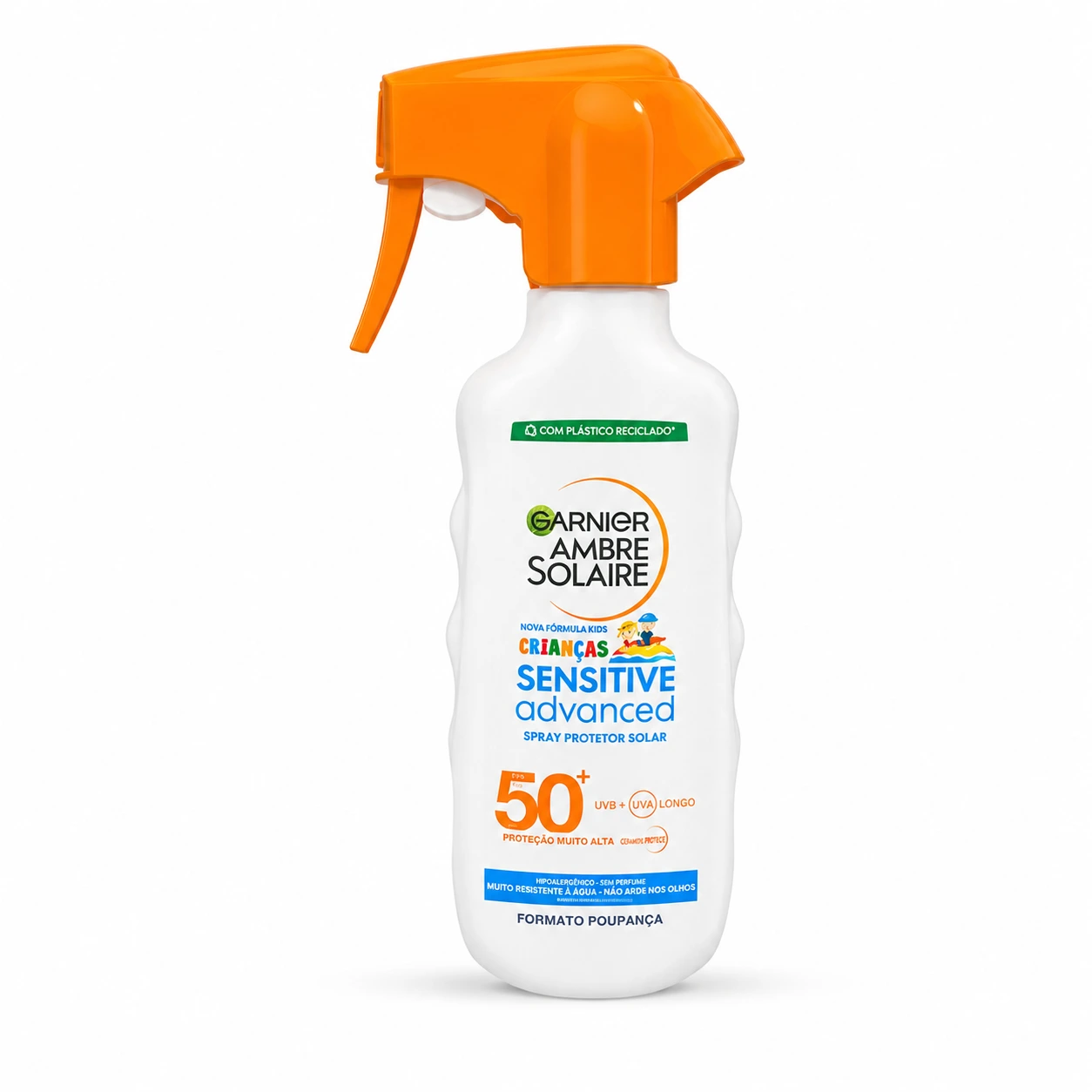 Garnier Ambre Solaire Kids Sensitive Advanced SPF 50+ Sunscreen Spray, High Protection Sunblock for Children(12PCS/CTN)