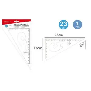 MOTARRO Plastic Ruler MI048-1, Transparent Measuring Ruler for School, Office & Home Use – Durable, Easy-to-Read, Accurate Scale
