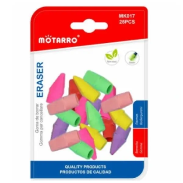 MOTARRO MK017 Pencil Eraser, Soft & Clean Erasing Rubber for School, Office and Art Use